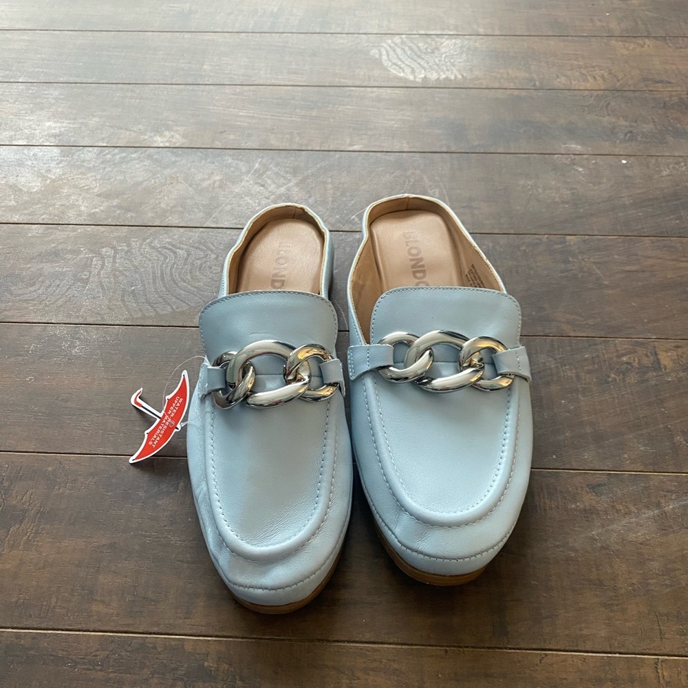 Blonde Bryce blue loafers - Picture 11 of 13